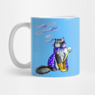 Pretty kitty dungeons and dragons and cats Mug